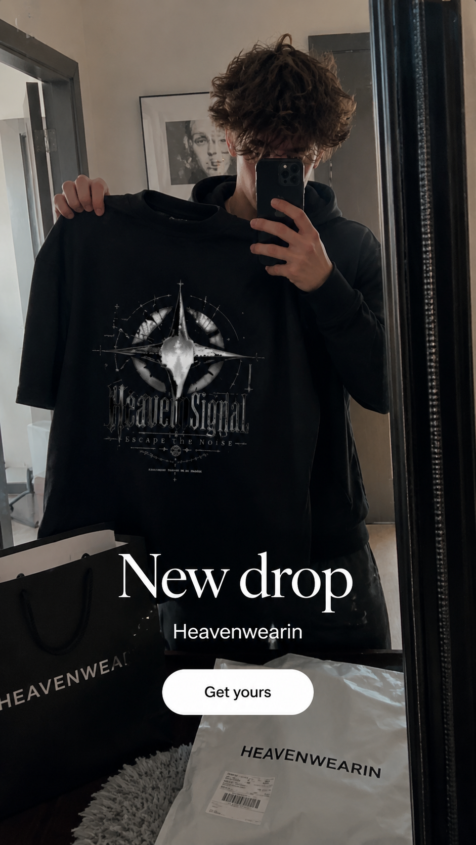 Heaven Signal Oversized T-Shirt
