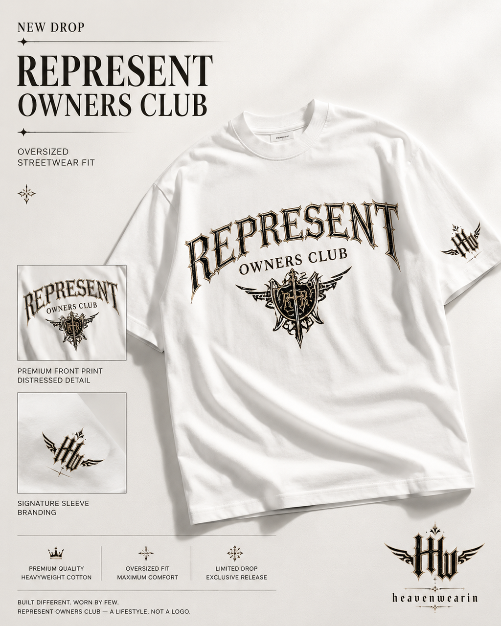 Represent Owners Club Oversized T-Shirt