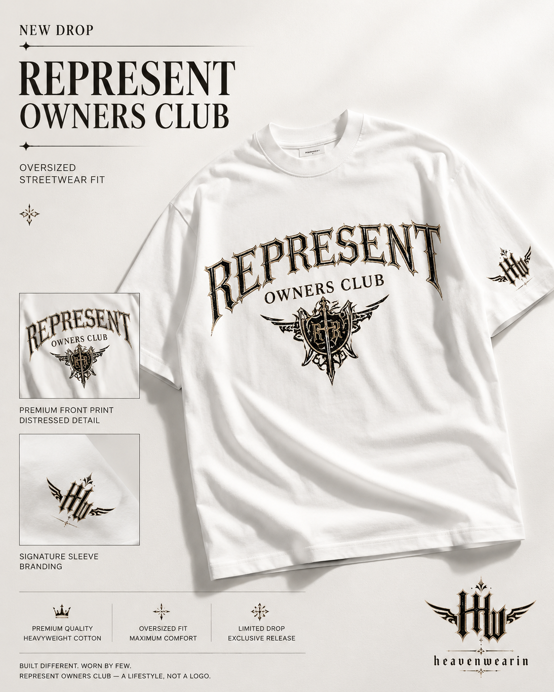 Represent Owners Club Oversized T-Shirt